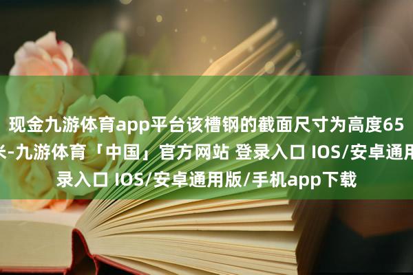 现金九游体育app平台该槽钢的截面尺寸为高度65毫米、宽度42毫米-九游体育「中国」官方网站 登录入口 IOS/安卓通用版/手机app下载